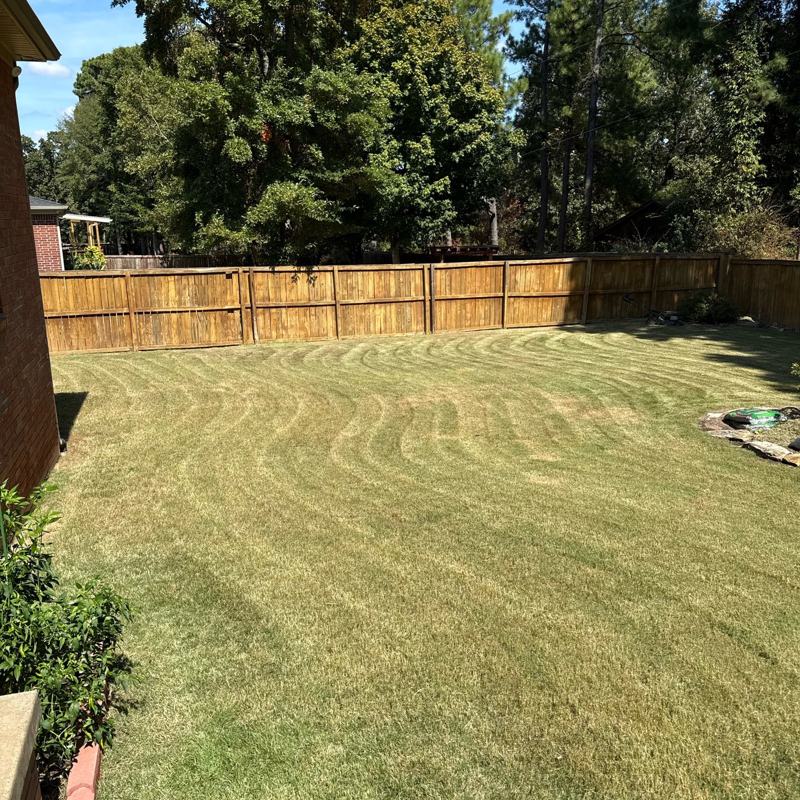 Recent lawn and landscape work in Saline County, AR