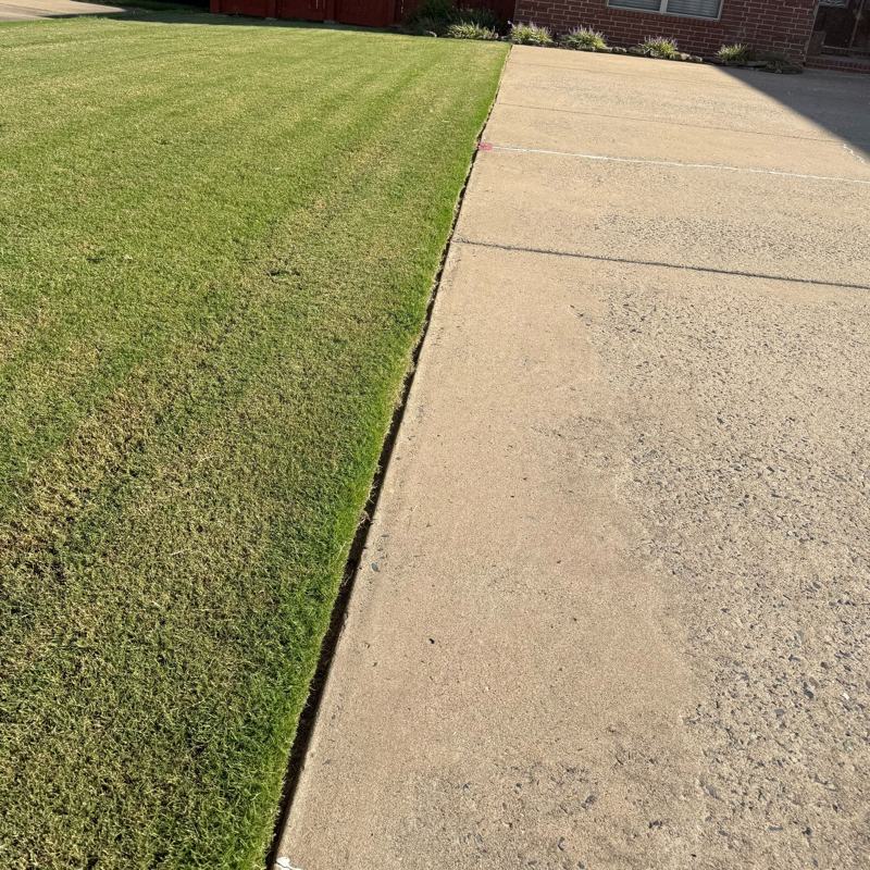 Recent lawn and landscape work in Saline County, AR